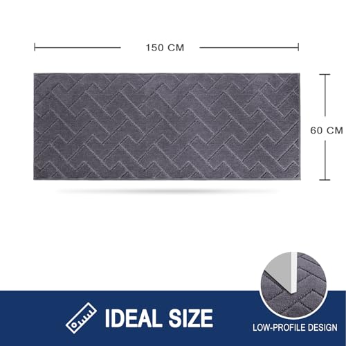 FCSDETAIL Dirt Trapper Indoor Door Mat 60 x 150 cm, Machine Washable Entrance Rug, Dog Doormat - Image 2