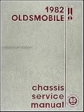 1982 Olds Repair Shop Manual Original 88 98 Cutlass Supreme Toronado Custom