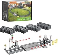 Lumibricks – LUMIBRICKS Eisenbahn-Schienenerweiterungsset, Zubehör mit ge