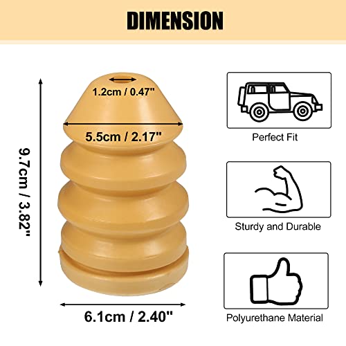 X Autohaux Rear Upper Bump Stop Axle Jounce Bumpers Fit For Jeep Liberty 2002-2007 2.4L 2.8L 3.7L Replacement 52088705Ab 2Pcs #TOP3