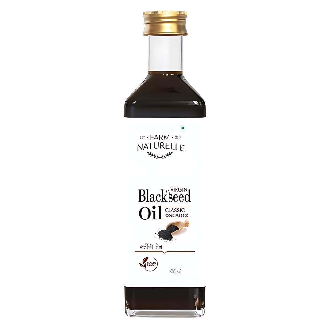Farm Naturelle Black Seed Oil (Kalonji) - 100ml | Pure & Natural | 100% Cold-Pressed, High Thymoquinone | Help in Stronger Hair & Smoother Skin (B08GSRWBBQ) Amazon Price History, Amazon Price Tracker