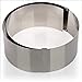 Produktbild COM-FOUR® Tortenring mit verstellbarem Durchmesser aus Edelstahl - hoher Backring - Kuchenring zum Stapeln von Tortenböden - Ø 17,5 cm bis Ø 30 cm