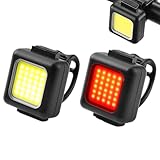 Uso prolongado: esta luz para bicicleta tiene una batería de polímero incorporada que es fácil de cargar con un cable USB. No tiene que preocuparse por quedarse sin energía o reemplazar las baterías con frecuencia. Puede iluminar tu hasta por 2 horas