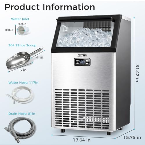 Commercial ice maker machine