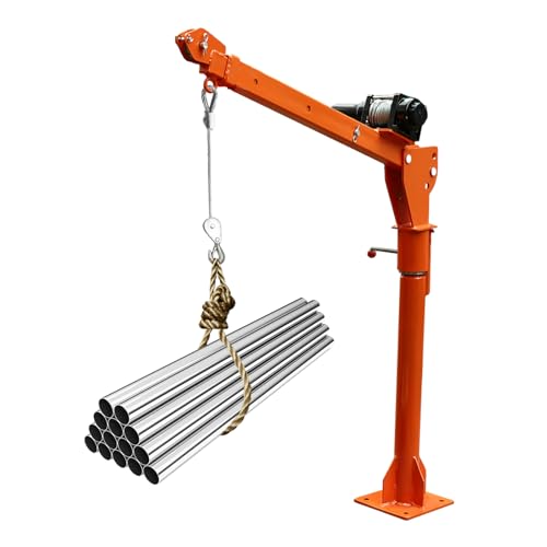 Grúa Eléctrica Montada en Camión 1100lbs con Cabrestante