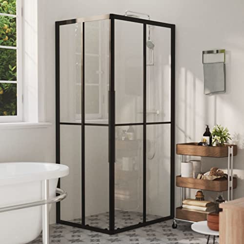 Cabina de Ducha ESG 90x70x180 cm con Paneles de Vidrio Transparente y Perfil de Aluminio, Fácil Instalación, Diseño Elegante y Funcional para Baño Moderno, Incluye Materiales