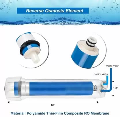 Image of Vontron 80 GPD Membrane Work Up to 1300 TDS Suitable for RO Water Purifier Filter System