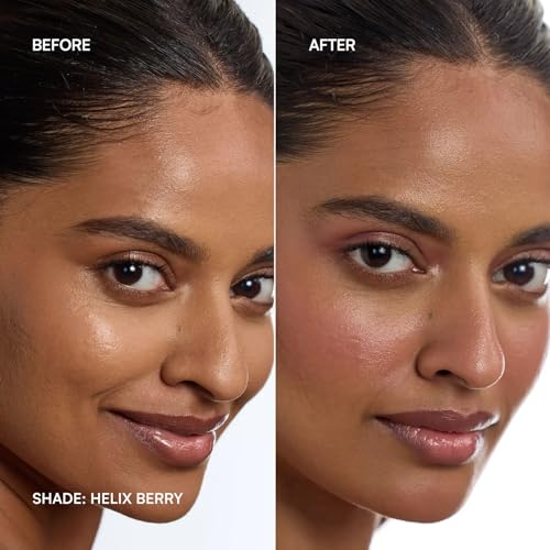 Image of Dream Beauty Nebula Cream Blush - Helix Berry | Berry Pink 3-in-1 Tint for Cheeks, Lips & Eyes | Hand Blendable | Dewy Finish | Lightweight, Buildable Color | 7.5 gm