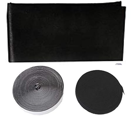 DM DASII MAT Room Mesh Screen Mosquito Window Curtains Net Protector Fly Screen Inset (Size: 90cmx120cm)(Color:Black)