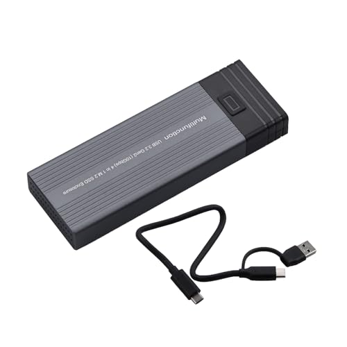 Carcasa Adaptador SSD M.2 NVMe SATA Tipo C con Hub USB miniatura 2