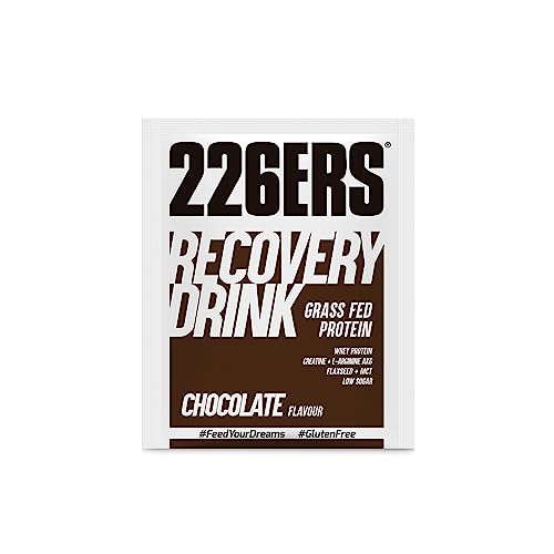 226ERS Recovery Drink | Protéine Whey pour la Récupération Musculaire, Avec Créatine, Glucides, TCM et L-Arginie, Pour la Musculation, Chocolat - 1 x 50 gr