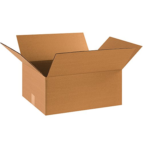 BOX USA B18148 Corrugated Boxes, 18"L x 14"W x 8"H, Kraft (Pack of 20)