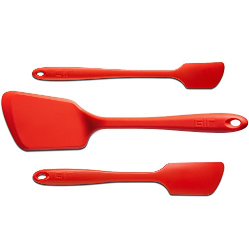 GIR: Get It Right GIRAZSET0103RED Spatula Set, Red