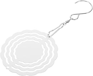 Amosfun Girador De Vento Em Branco De Sublimação Girador De Vento De Sublimação Girador De Vento Ornamento Pendurado Girador De Vento Artesanato Decorar Carrilhão De Vento Decorações