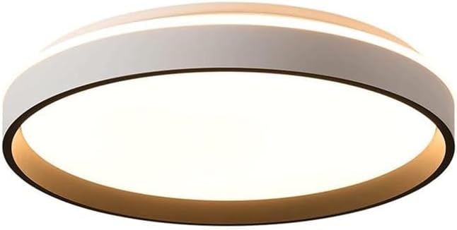 LED Energy-Saving Ceiling Light, Round Lighting with Lampshade Ceiling Lamp Chinese Style Ceiling Decorative Lighting Fixtures 3000k/4000K/6500k for Dining Rooms(40cm)