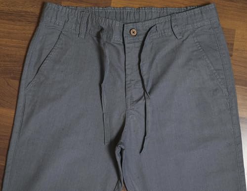 Image of DIVISIVE Men's Loose Fit Linen Blend Cotton Pants