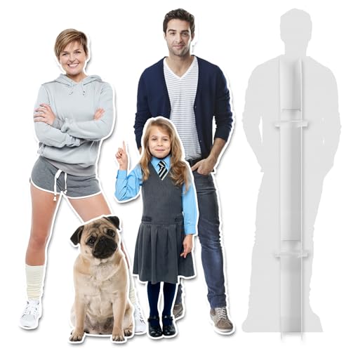 Personalisierte Pappkamerad – Individuell gestaltete Figuren-Attrappe in Originalgröße,Ideal als...