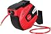 Produktbild WeberTools Automatik Druckluft-Schlauchaufroller 20 Meter Schlauchtrommel Aufroller Trommel 180° Rot