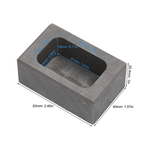 Molde de Grafite, Lingote de Grafite Retangular Resfriamento RáPido para Fusão de Prata