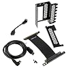 CableMod Vertical PCI-e Bracket (Black, HDMI + DisplayPort)
