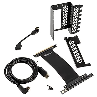 CableMod Vertical PCI-e Bracket (Black, HDMI + DisplayPort)