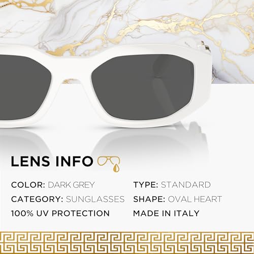 Image of Versace VE4361 Oval Heart Sunglasses for Men - Frame with Temples, eShades Eyewear Kit Included