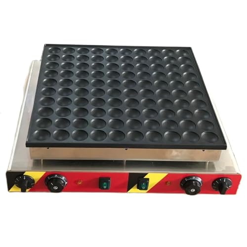 Mini máquina de panqueques de 100 Agujeros a Gas o eléctrica de 220 V Poffertjes Grill Dutch Waffle Maker (Color: eléctrico 100 Agujeros) - imagen 3