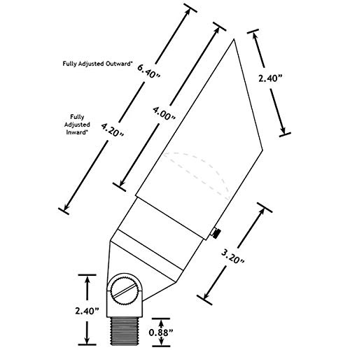Volt Top Dog Scotty 12V Cast Brass Outdoor Spotlight (Bronze) With 5W 2700K Mr16 Led Bulb & Ground Stake #TOP6