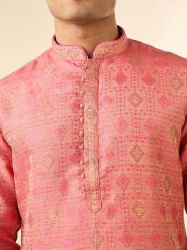Image of DIWAS BY MANYAVAR Men's Brocade | Jacquard Weave Kurta (1pc)