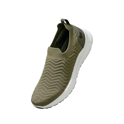 Image of Neeman's Flex Weave Slip On Shoes for Men | Breathable Knit Upper, Lightweight Cushioned Sole | Stretchy Slip-On Sneakers for All-Day Comfort,Shoe