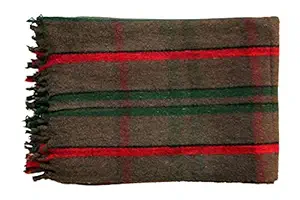 Bezzilish Home Wool Relief Blanket for Heavy Winter Single Bed Full Size for Donation and Gift Purpose Multicolor(Pack of 1)