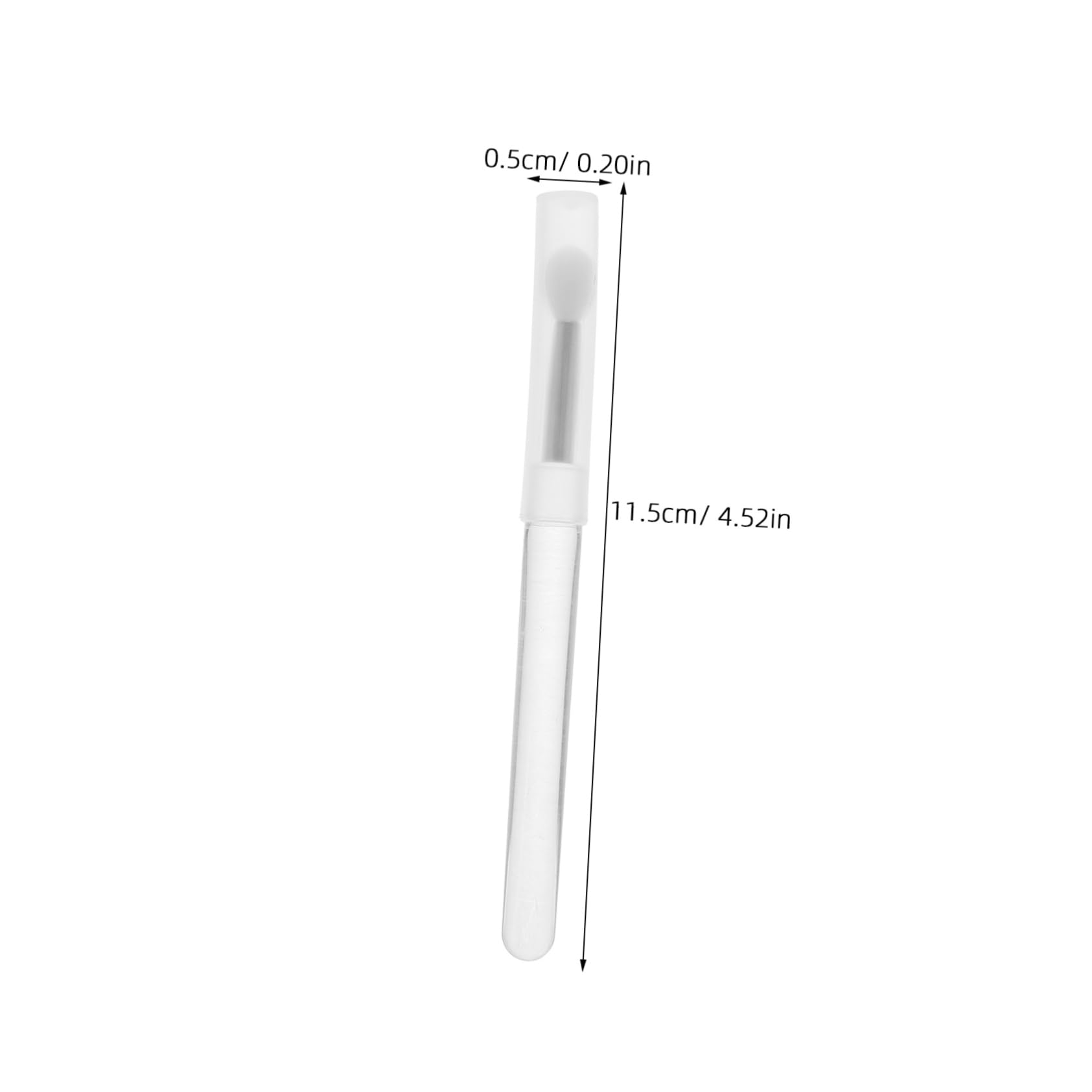 Didiseaon 10-piece Silicone Lip Brush Set Comfortable Bristles Multifunctional for Lipstick Gloss Travel-friendly Easy-clean