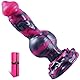 6,7 cm dicker Hundeknoten-Dildo mit starkem Saugnapf, 23,5 cm realistischer Silikon-Monster-Dildo mit Knoten, für Männer und Frauen, Dicker G-Punkt-/Anal-/Prostata-Drachenpenis,homosexuelles Spielzeug