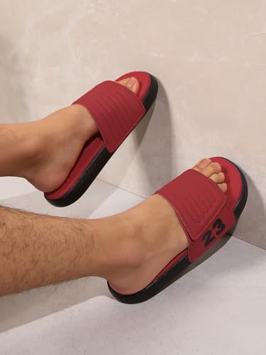 Image of DREAM LAKE Men's Sport Slide Sandals, Flexible Midsole, Casual Beach Slides