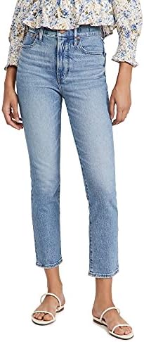 Rectangle Body Shape Jeans: Top 10 Flattering Fits for U.S. Women Madewell Women's The Perfect Vintage Jeans in Lunar Wash