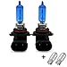 Produktbild INION® SET- 2x Stück HB4 55W P22d 9006 12Volt UV-Kristallglas mit GAS - XENON OPTIK Halogen Lampen Long Life Birnen Super White + 2x T10 Glassockellampen Autolampen
