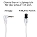 Discount TENS - Lead Wires Compatible with Omron Electrotherapy Devices with Snap Connectors, Replacement Lead Wires Compatible with Omron PM3030 TENS Units Only