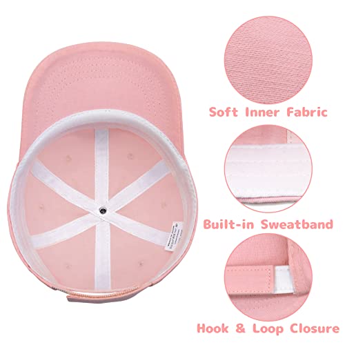 Olreco Toddler Baseball Hat Baby Baseball Cap Baby Ball Cap Infant Hat Toddler Caps Kids Trucker Hats for Boys Girls Cotton4