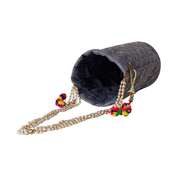 AILTINO Multicolor Women Potli Bag combo's and set's (Set of 3) - Image 4