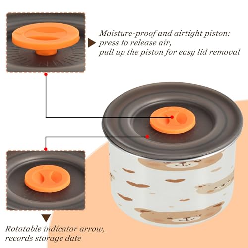 Contenedor Hermético de Acero Inoxidable para Café 17oz miniatura 4