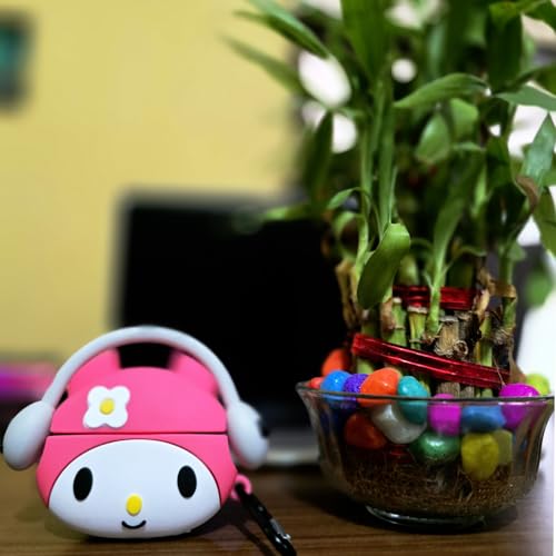 Image of YODI Case Cover for Airpods Pro|Pro 2|Airpods Pro 3|Airpods 4 Pouch, Silicone Cases with Cleaner Kit 360 Drop Protection,Shock-Resistant ([Headphone - Pink Kitty ], Airpods Pro /Pro 2)