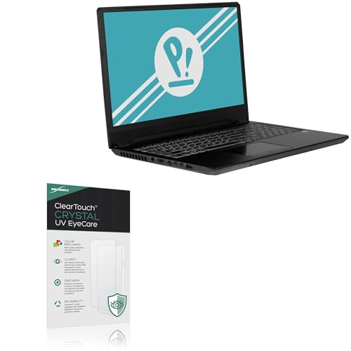 BoxWave Screen Protector Compatible with System76 Oryx Pro (16 in) - ClearTouch Crystal Anti-UV EyeCare (2-Pack), Filters Out Harmful Blue Light Reduce Fatigue