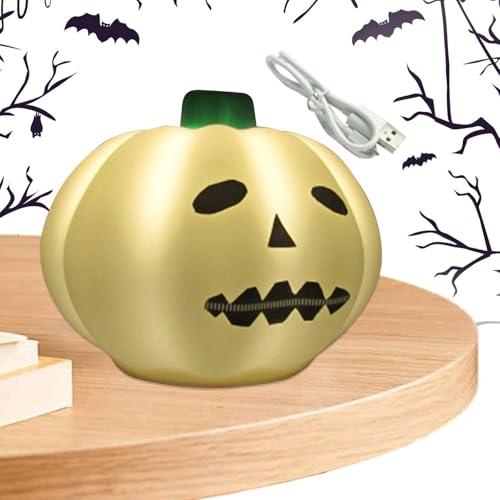 Veilleuse citrouille en silicone à offrir en cadeau de table pour Halloween
