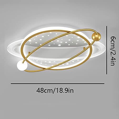 Plafonnier pour chambre d'enfant Dream Planet à LED douce - 7