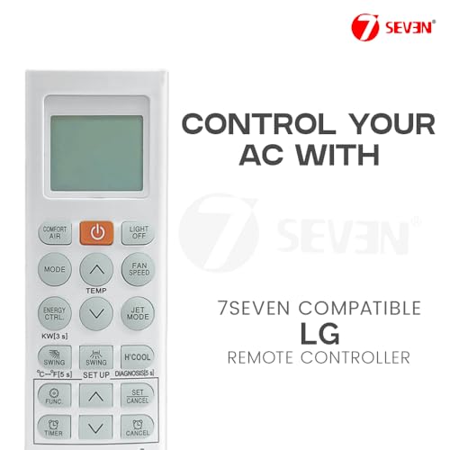 Image of 7SEVEN Compatible Lg Ac Remote Control Original AKB74955624 AKB74955604 Model 36H Suitable for Split Window Air Conditioner 1 1.5 2 Ton and Replicate of Genuine Remotes
