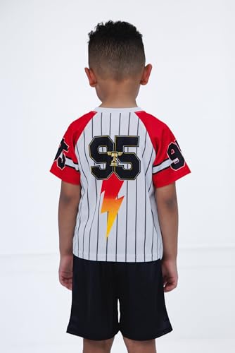 Image of Disney Boys' 2-Piece Baseball Jersey and Shorts Set for Baby & Kids