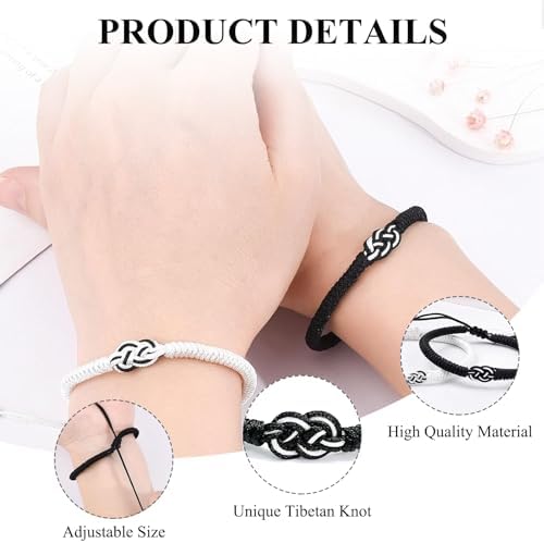 Pulseras Pareja Nudo Concéntrico 2 Piezas 41R1t91bDsL. AC SR38. SL1000