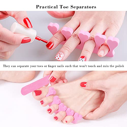 Ovx Universal Gel Nail Polish Organizer Storage Portable Carrying Case Holder For 48 Bottles Double -Sided Adjustable Dividers Space Saver With 2 Toe Separators #TOP5