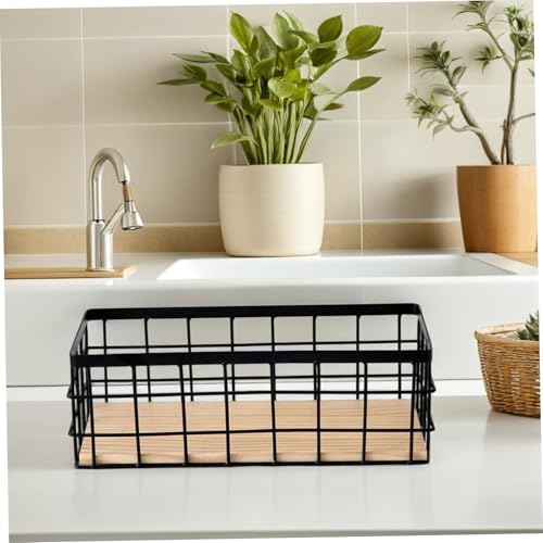 Panier de ferme avec base paniers de rangement décoratifs stables - 7