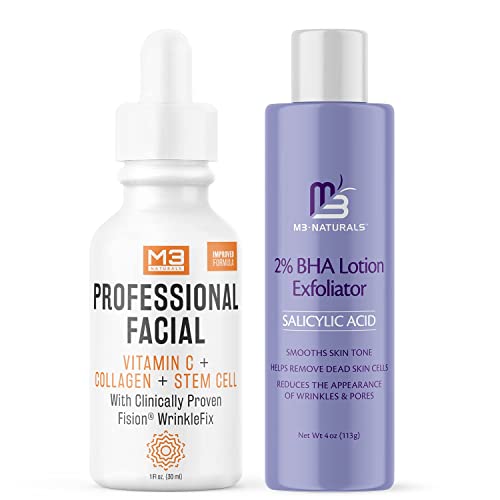 M3 Naturals Vitamin C Serum + BHA Lotion
